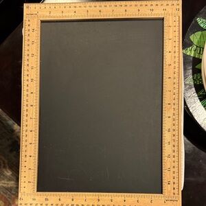 Chalkboard with Ruler Frame
